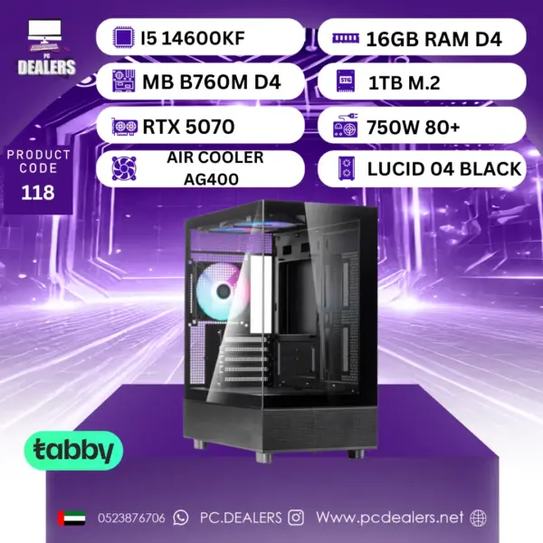 Intel i5-14600kf &amp; RTX 5070 | Gaming PC 118