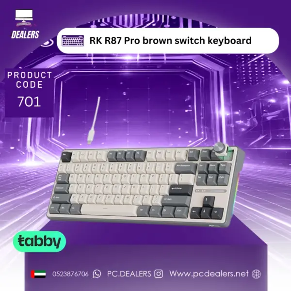 RK R87 Pro Mechanical brown switch keyboard