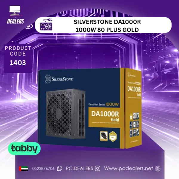 SILVERSTONE DA1000R 1000W 80 PLUS GOLD |1403