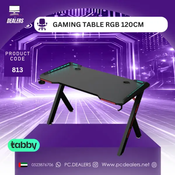 GAMING TABLE RGB 120CM | 813
