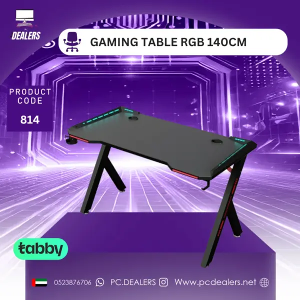 GAMING TABLE RGB 140CM | 814