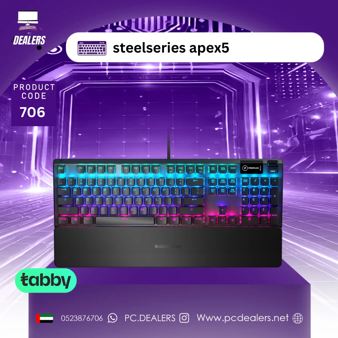 apex5 W STEELSERIES Apex 5 | 706 - الصورة 1