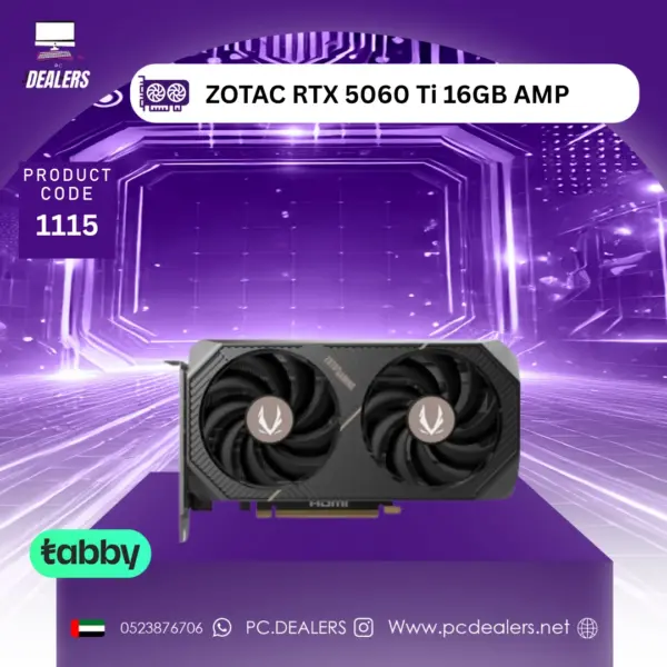 ZOTAC GAMING GeForce RTX 5060 Ti 16GB AMP