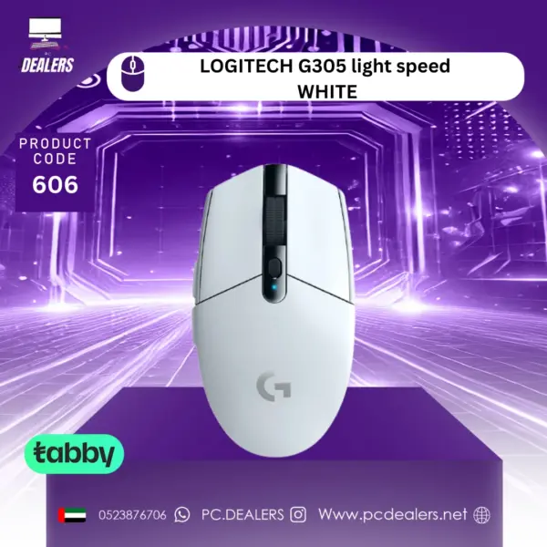 LOGITECH G305 light speed  WHITE |606
