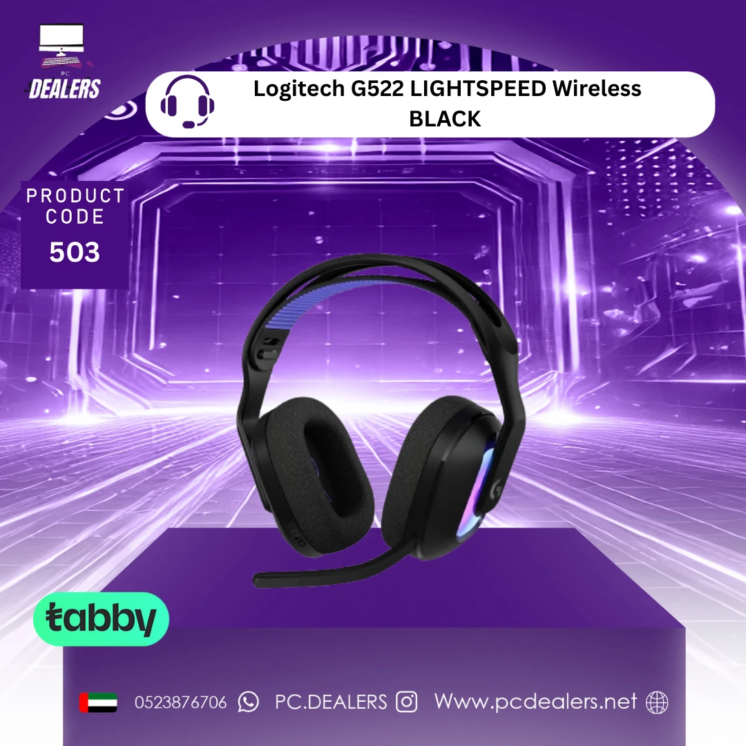 Logitech G522 LIGHTSPEED Wireless W Logitech G522 LIGHTSPEED Wireless Black | 503 - الصورة 1