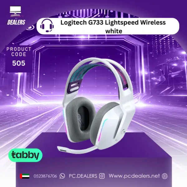 Logitech G 733 LIGHTSPEED Wireless  white | 505