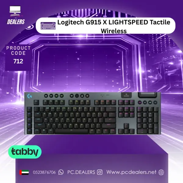 Logitech G915 X LIGHTSPEED Tactile Wireless  | 712