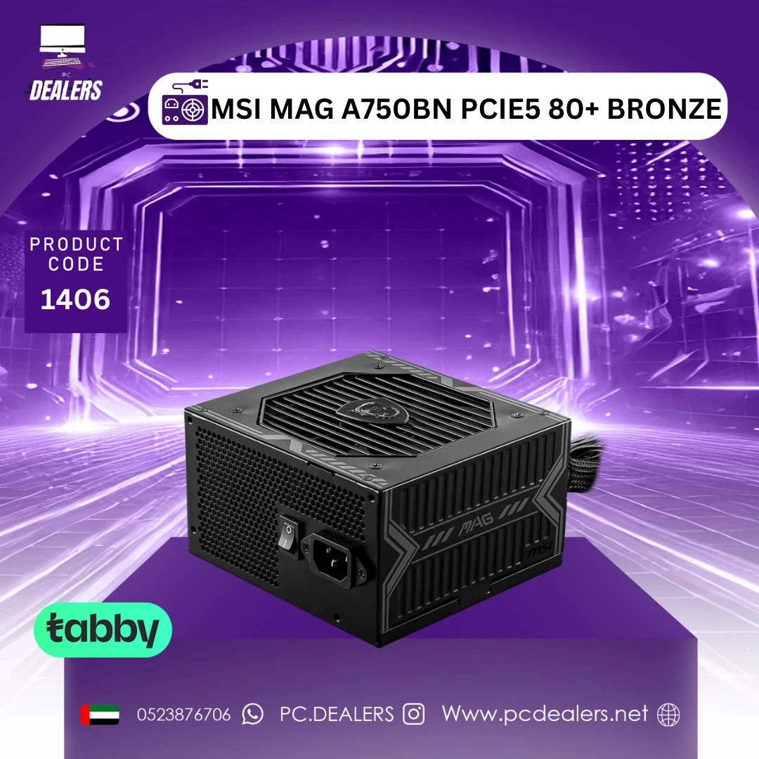 MAG A750BN PCIE5 W MSI MAG A750BN PCIE5 750W 80+ BRONZE - الصورة 1