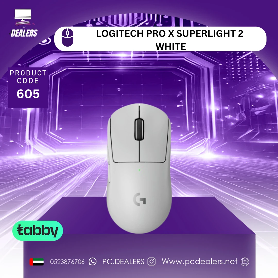 PRO X SUPERLIGHT 2 W LOGITECH PRO X SUPERLIGHT 2 WHITE | 605 - الصورة 1