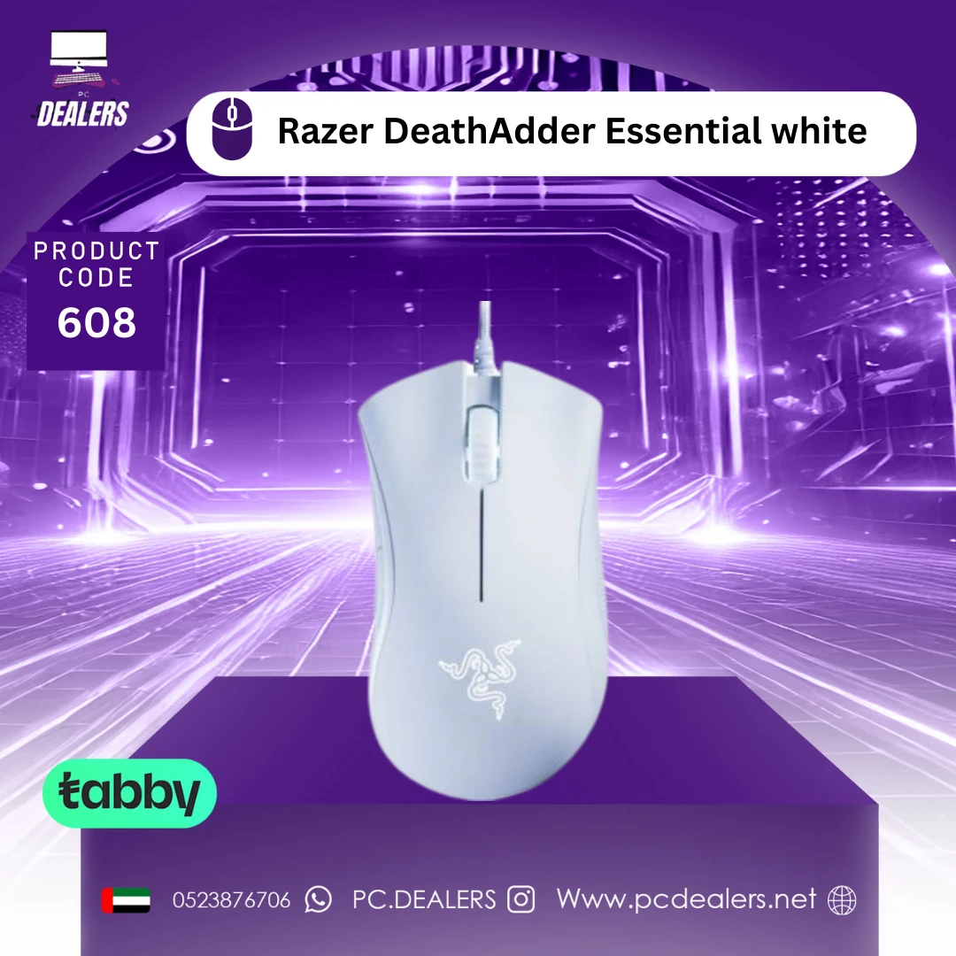 Razer DeathAdder Essential white 1 Razer DeathAdder Essential white | 608 - الصورة 1