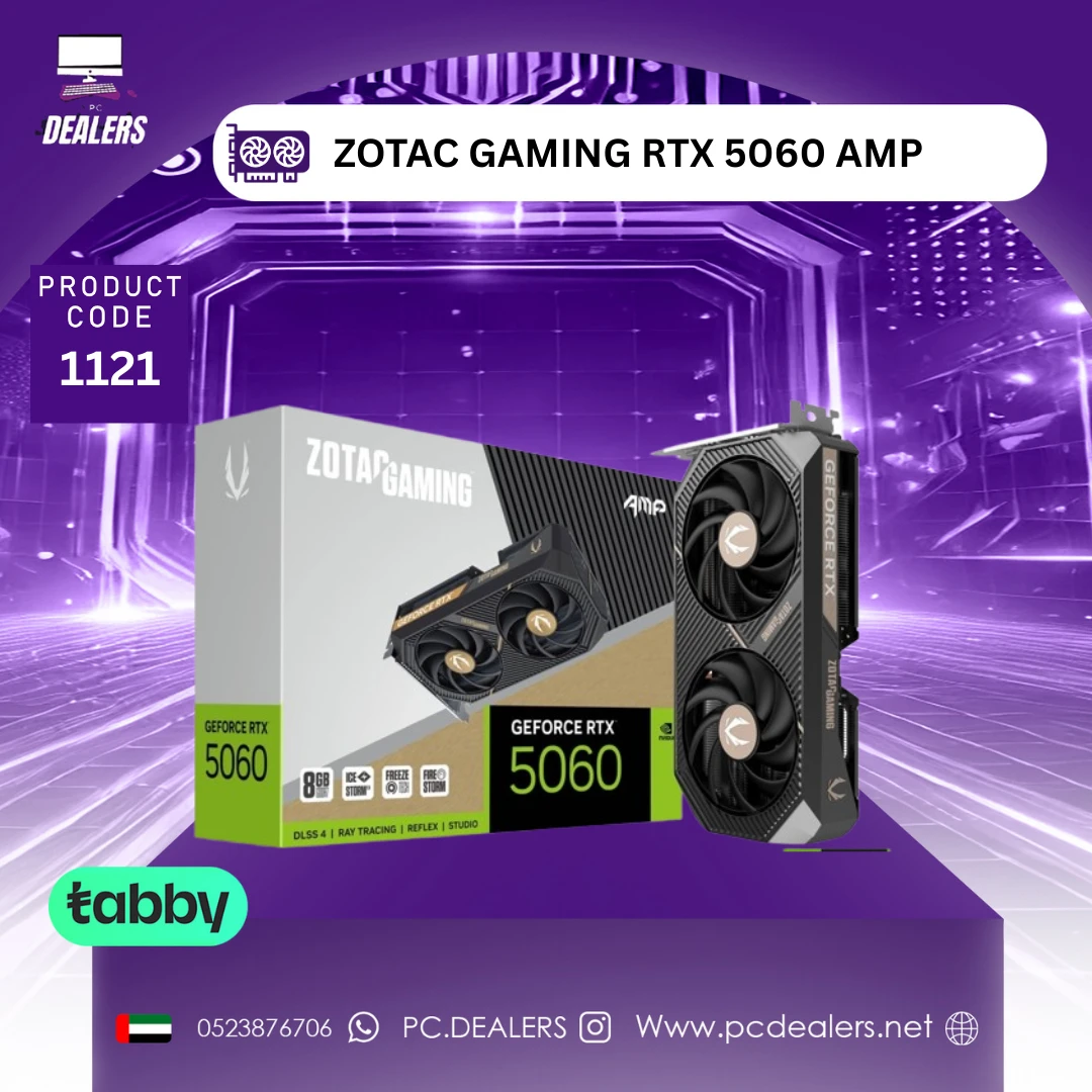 ZOTAC GAMING GeForce RTX 5060 AMP W ZOTAC GAMING GeForce RTX 5060 AMP - الصورة 1