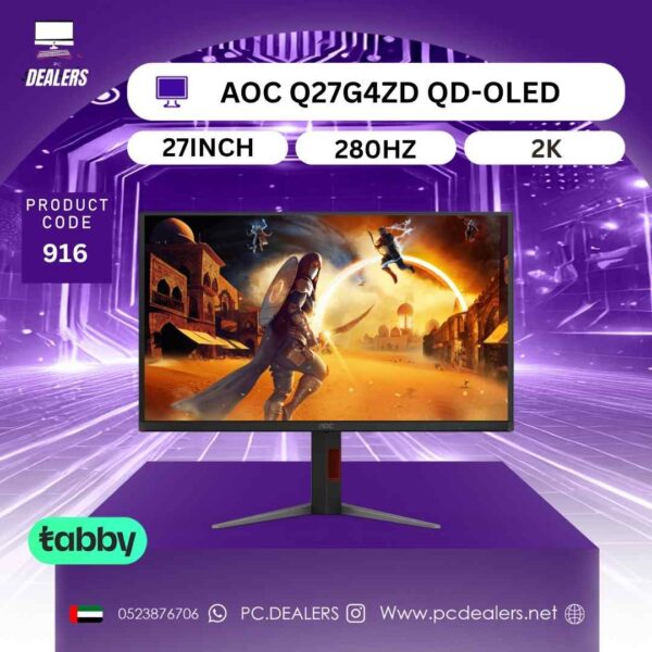 AOC Q27G4ZD 27 INCH QD OLED Gaming Monitor