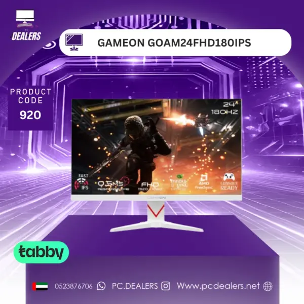 GAMEON GOAM24FHD180IPS WHITE MONITOR | 920