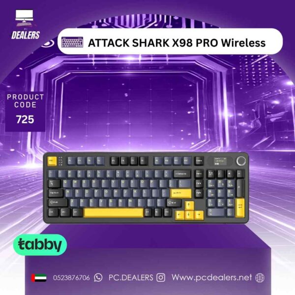 ATTACK SHARK X98 PRO Wireless Gaming Keyboard  Tri-Mode