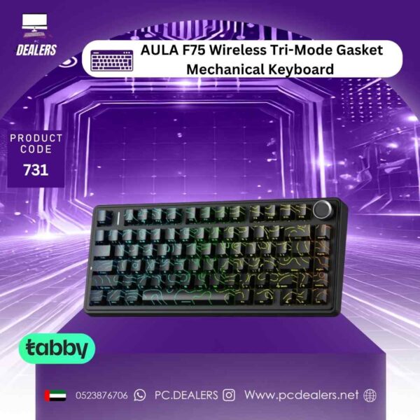 AULA F75 Wireless Tri-Mode Gasket Mechanical Keyboard