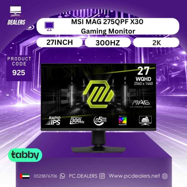 MSI 300HZ MONITOR MAG 275QPF X30